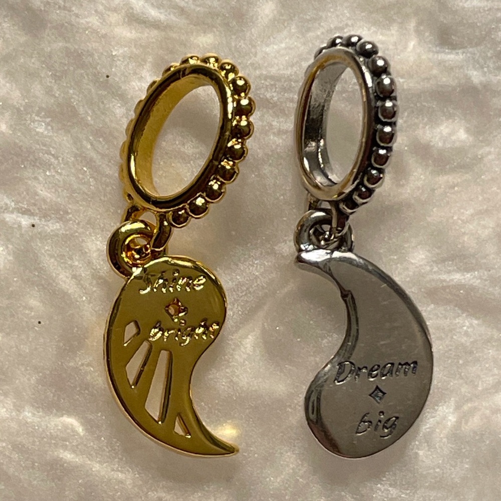 Bracelet Charm Double Sun & Moon Yin & Yang Style - Picture 5 of 6